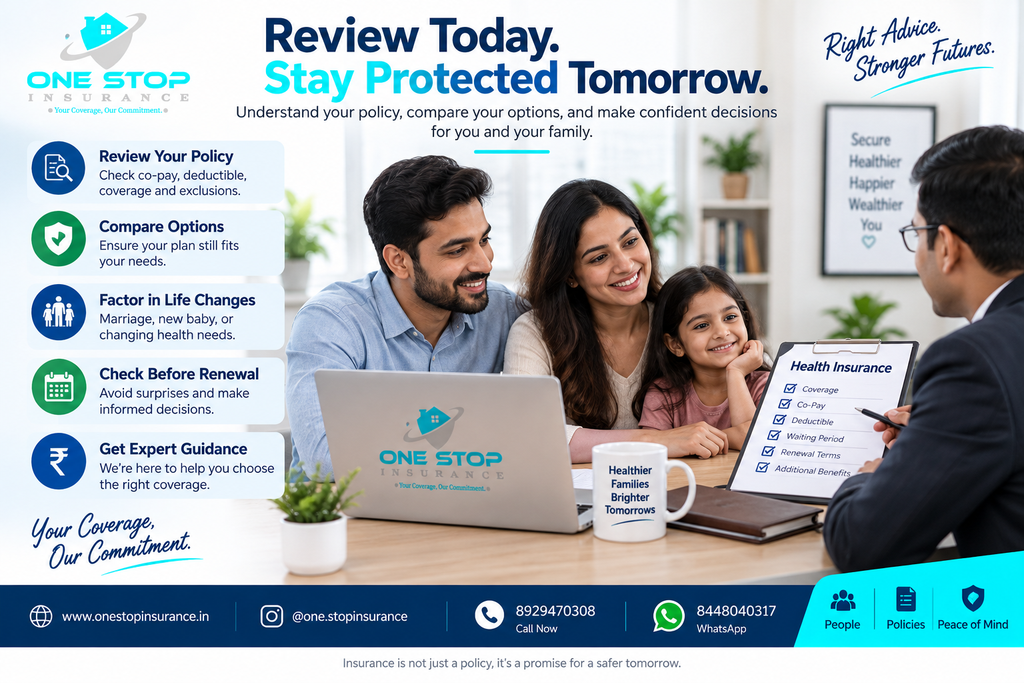 Health insurance policy review before renewal