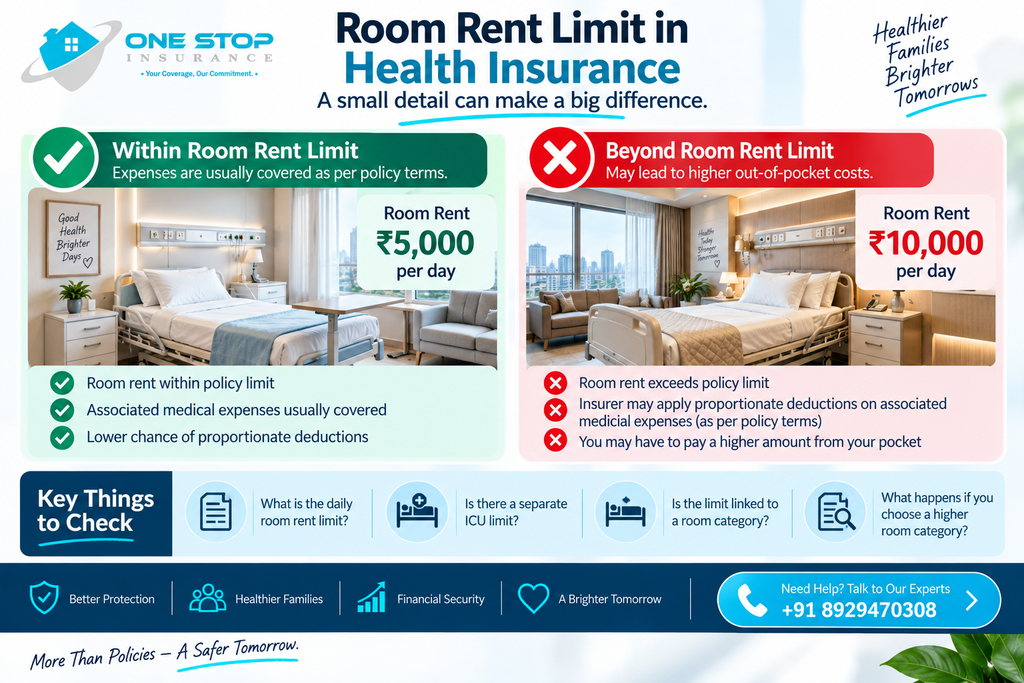 Room rent limit in health insurance and its impact on claim expenses
